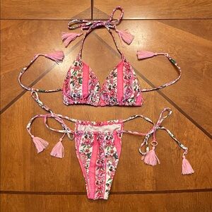 Floral Pink Bikini Set